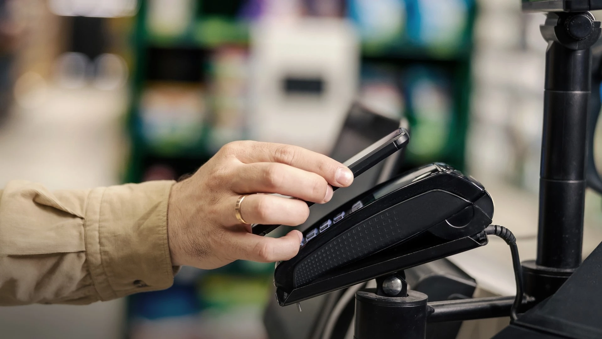 QR-код на POS-терминале